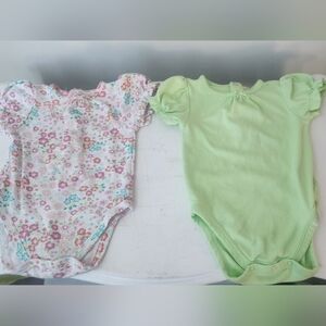 Set Of 2 Baby Onesies 12 Months By Tge Children's Place